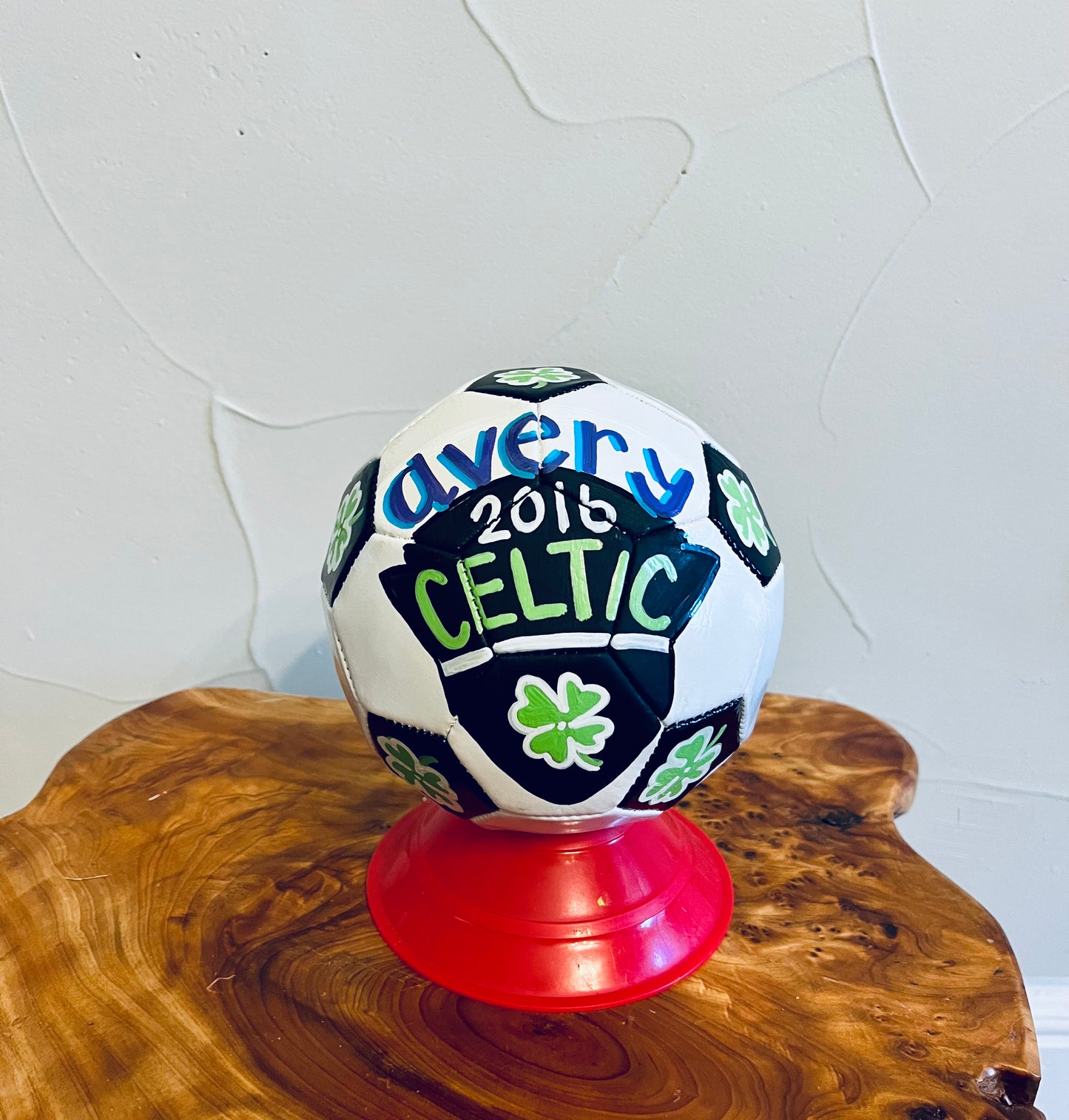 Custom Painted Mini Soccer Ball