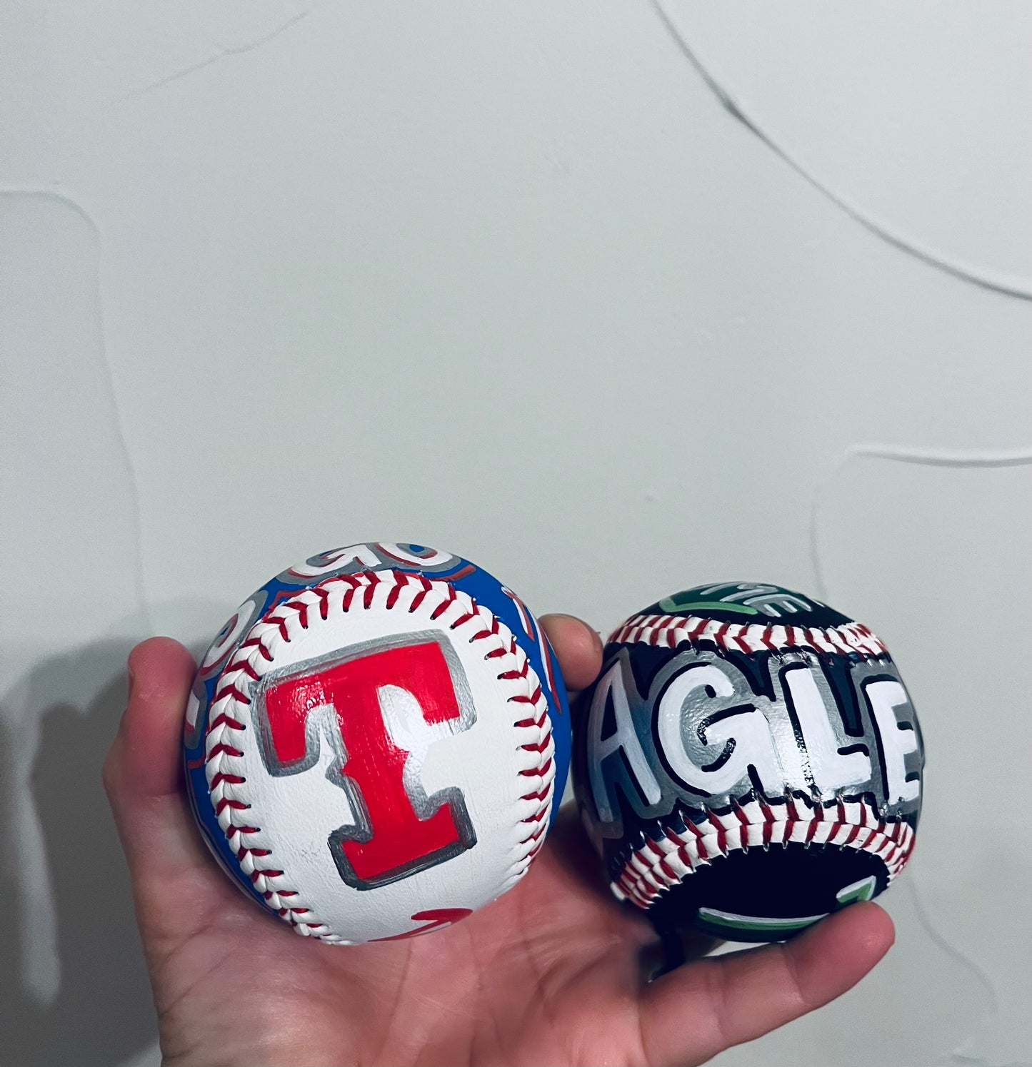 Custom Painted Baseball