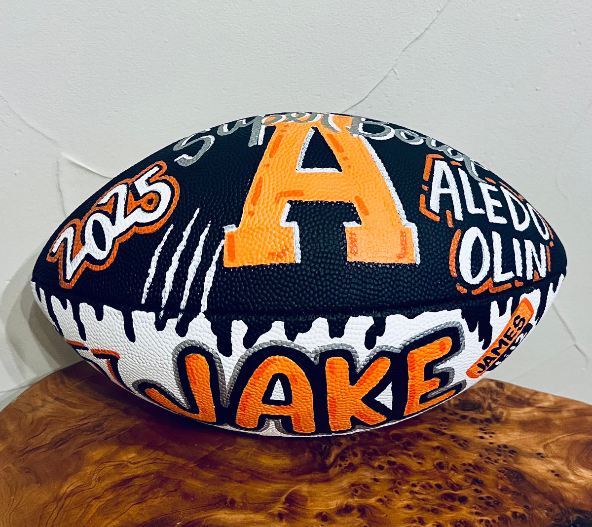 Custom Painted Football