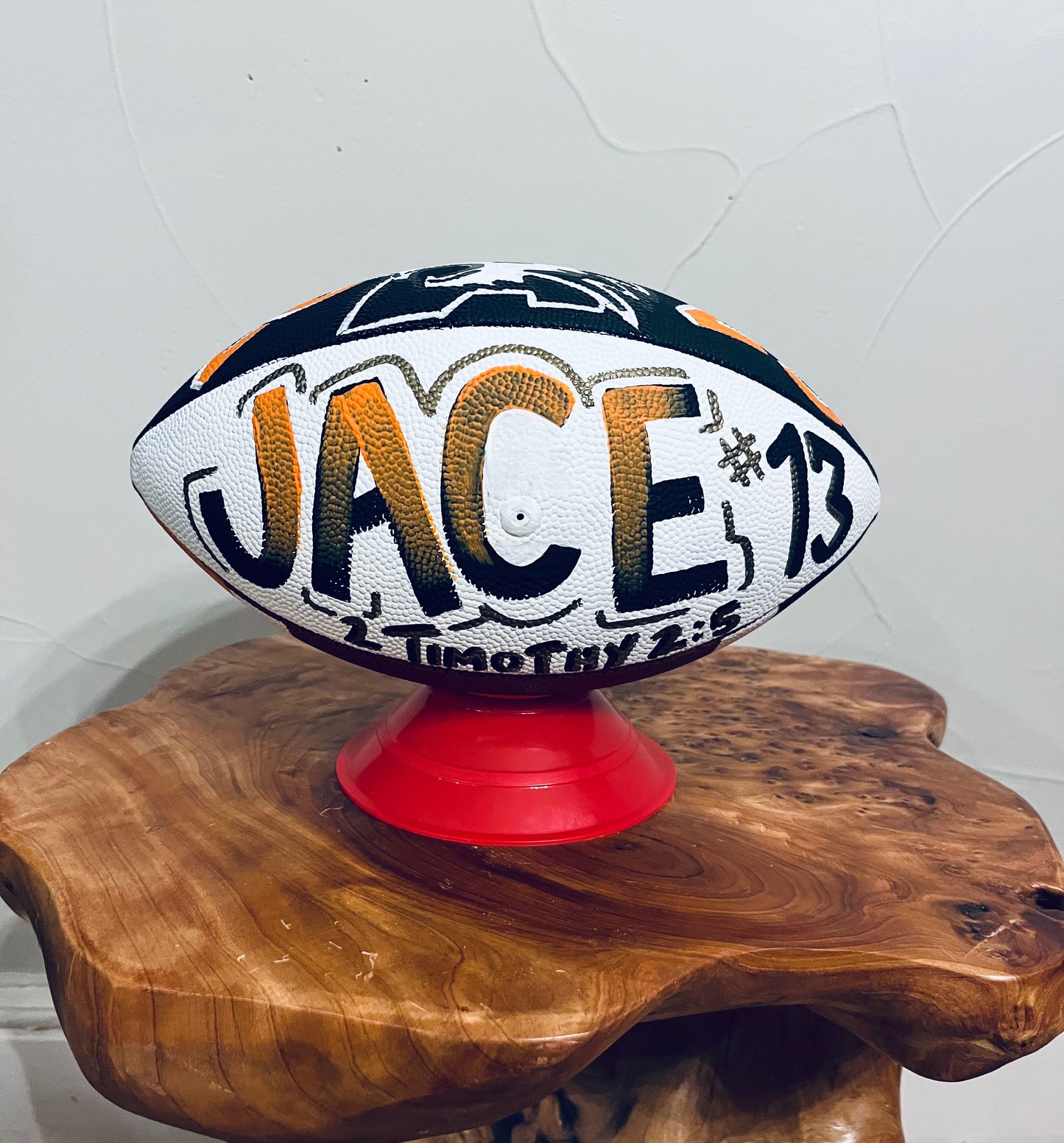 Custom Painted Football