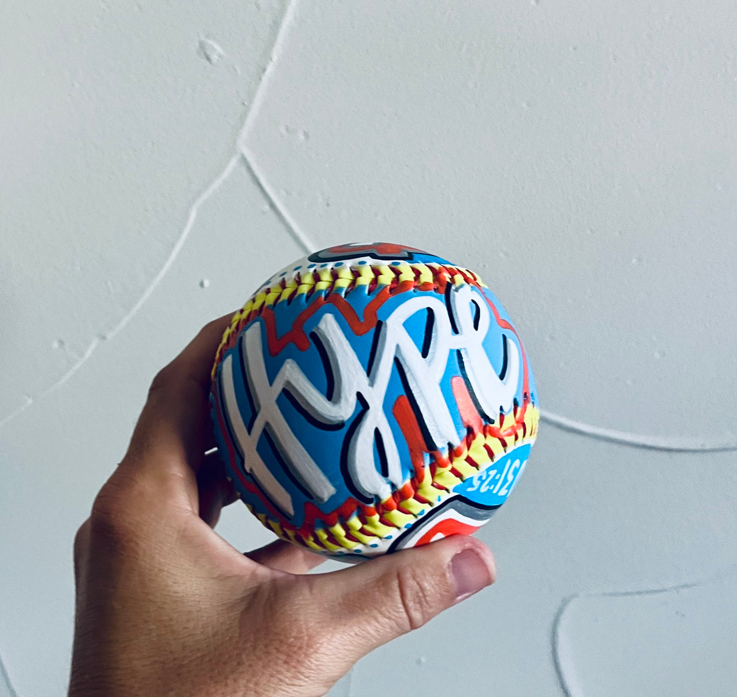 Custom Painted Softball
