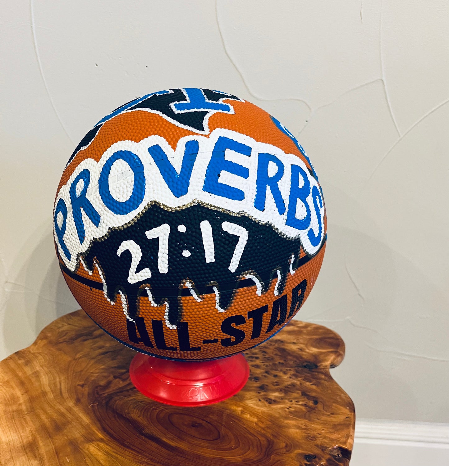 Custom Painted Basketball